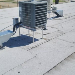 3 foot flat roof condenser stands